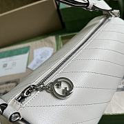 Gucci Blondie Small Shoulder Bag White 25x13x12cm - 4