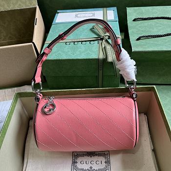 Gucci Blondie Mini Shoulder Bag Pink 18.5x10x10cm