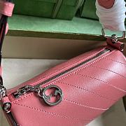 Gucci Blondie Mini Shoulder Bag Pink 18.5x10x10cm - 2