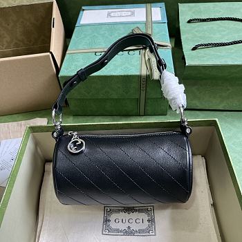 Gucci Blondie Mini Shoulder Bag Black 18.5x10x10cm