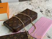 Louis Vuiiton LV Felicie Pochette Pink 21 x 12 x 3 cm - 4