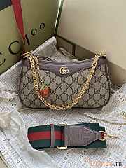 Gucci Ophidia GG Small Handbag Brown 25x15.5x6cm - 1