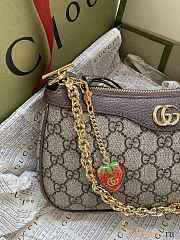 Gucci Ophidia GG Small Handbag Brown 25x15.5x6cm - 3