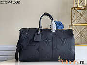 LV Keepall 45 Black 45x27x20cm - 1