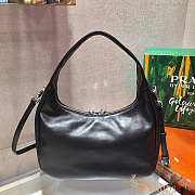 Prada Hobo Black Bag 26x21x9.5cm - 3