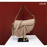 Dior Saddle with Long Strap Beige 25.5x20x6.5cm - 1