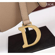 Dior Saddle with Long Strap Beige 25.5x20x6.5cm - 3