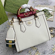 Gucci Diana Small Tote Bag White 27x24x11cm - 3