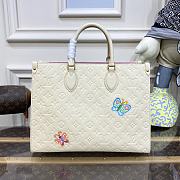 Louis Vuitton LV x YK OnTheGo MM White 35x27x14cm - 2