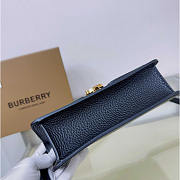 Burberry Mini TB Monogram Lock Bag Black 20x5.5x12.5cm - 6