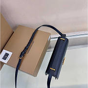 Burberry Mini TB Monogram Lock Bag Black 20x5.5x12.5cm - 4