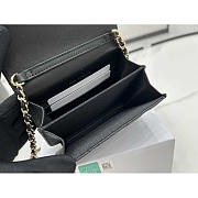 Chanel Mini Flap Caviar Black 13x5x10cm - 4