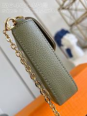 Louis Vuitton LV Félicie Pochette Green 21 x 12 x 3 cm - 5