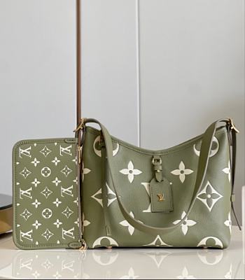 Louis Vuitton LV Carryall PM Green 29x24x12cm