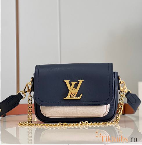 Louis Vuitton LV LockMe Tender Navy Blue 19 x 13 x 8 cm - 1