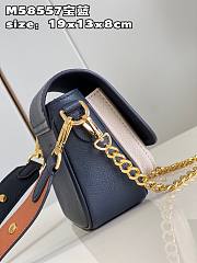 Louis Vuitton LV LockMe Tender Navy Blue 19 x 13 x 8 cm - 2