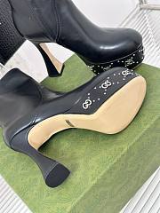 Gucci GG Studded Leather Ankle Boots 12.5cm - 4