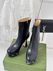 Gucci GG Studded Leather Ankle Boots 12.5cm - 5