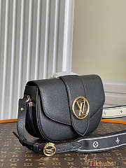 Louis Vuitton LV Pont 9 Soft Black MM 25x17.5x8cm - 2