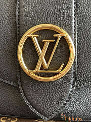 Louis Vuitton LV Pont 9 Soft Black MM 25x17.5x8cm - 6