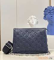 LV Coussin Navy Blue 26x20x12cm - 1