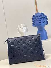 LV Coussin Navy Blue 26x20x12cm - 4