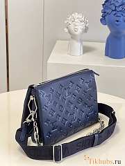 LV Coussin Navy Blue 26x20x12cm - 3