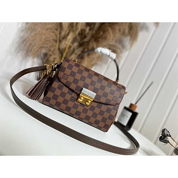 Louis Vuitton LV Croisette Bag Damier Ebene 24 x 17 x 9.5 cm