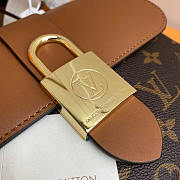 Louis Vuitton LV Locky BB Monogram And Smooth Cowhide Brown 20 x 16 x 7.5 cm - 5