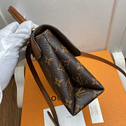 Louis Vuitton LV Locky BB Monogram And Smooth Cowhide Brown 20 x 16 x 7.5 cm - 2