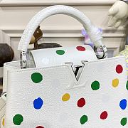 Louis Vuitton LV x YK Capucines MM White 31.5cm - 5