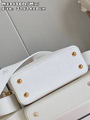 Louis Vuitton LV Capucines Mini White 21cm - 4