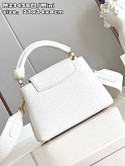 Louis Vuitton LV Capucines Mini White 21cm - 3