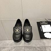 Chanel Mocasines Black Loafers - 2