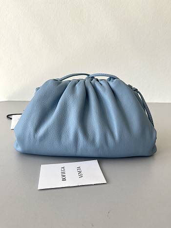 Bottega Veneta Mini Pouch Blue 23x13x5cm