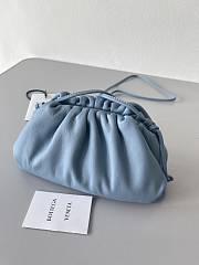 Bottega Veneta Mini Pouch Blue 23x13x5cm - 5