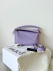 Loewe Purple Puzzle Small Shoulder Bag 24x16x10cm - 6