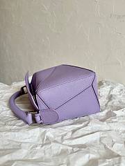 Loewe Purple Puzzle Small Shoulder Bag 24x16x10cm - 5