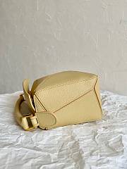 Loewe Light Yellow Puzzle Small Shoulder Bag 24x16x10cm - 3