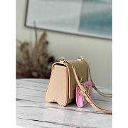 Louis Vuitton LV Twist And Twisty Epi MM Pink And Beige 23x17x9.5cm - 4