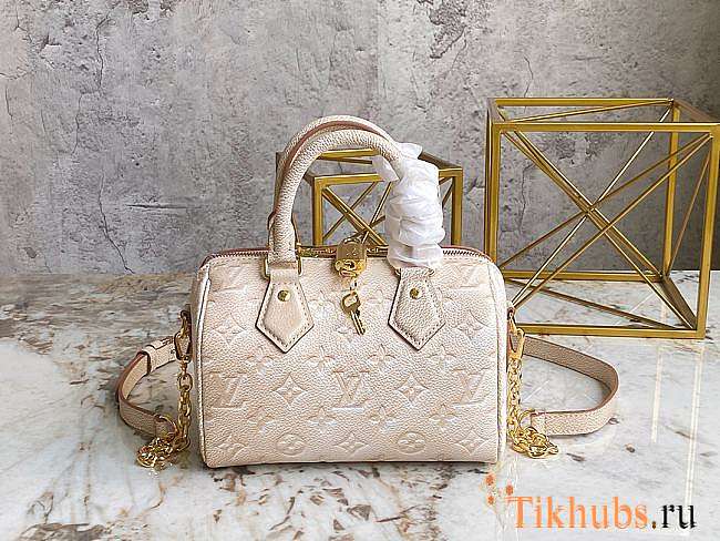 LV Speedy Light Beige 20.5x13.5x12cm - 1