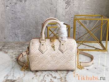 LV Speedy Light Beige 20.5x13.5x12cm