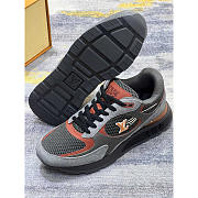 Louis Vuitton LV Run Away Sneakers Grey&Orange - 3