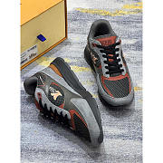 Louis Vuitton LV Run Away Sneakers Grey&Orange - 4