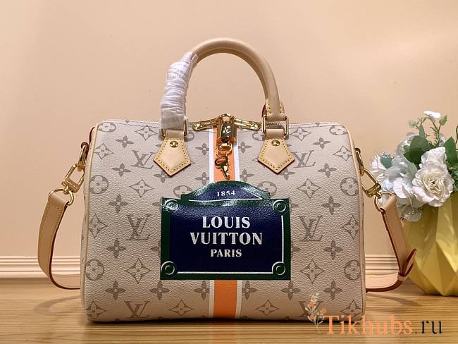 Louis Vuitton LV Speedy Bandoulière 25 Beige Yellow 25 x 19 x 15 cm - 1