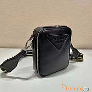 Prada Saffiano Leather Shoulder Bag 19x16x5.5cm - 5