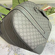 Gucci Savoy Large Duffle Bag Grey 52x30x29cm - 4