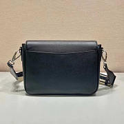 Prada Saffiano Leather Crossbody Bag Black 26x18x6.5cm - 4