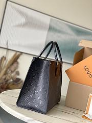 LV Onthego MM Black 35cm - 4