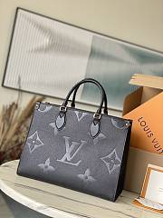 LV Onthego MM Black 35cm - 3